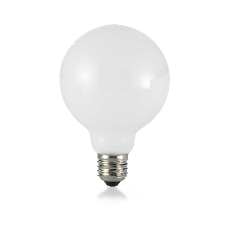 Lampadina LED attacco E27 globo G95 tutto vetro opale 8W 950 lumen resa 81W 230V Lampadina LED attacco E27 globo G95 tutto vetro opale 8W 950 lumen resa 81W 230V